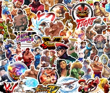 25/50 Street Fighter Sticker Pack - Waterproof Vinyl - Cammie Chun-Li Ryu Vega