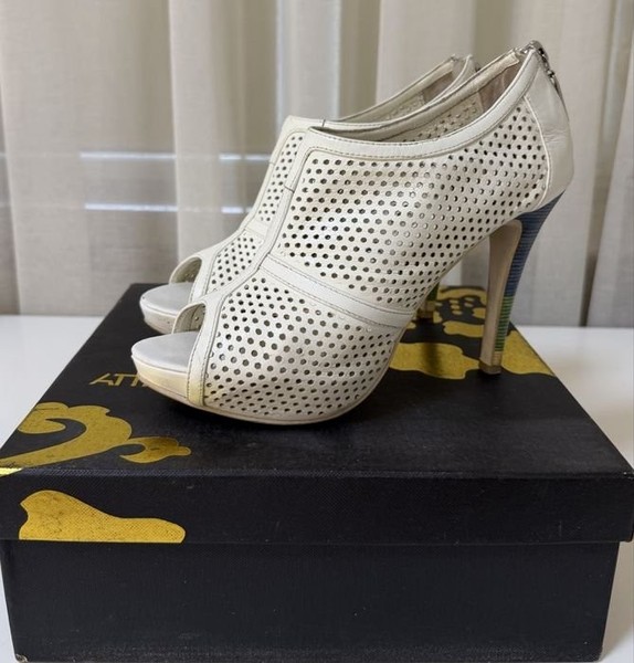 Women Heels White 38 #NQU6