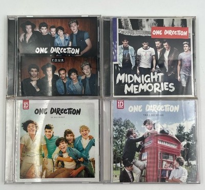 One Direction CD 4 Albums- Take Me Home,  Up All Night,  Midnight Memories, Four