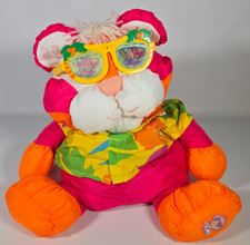Vintage 1987 Fisher Price Wild Puffalump Tiger Plush Sunglasses Hawaiian Shirt