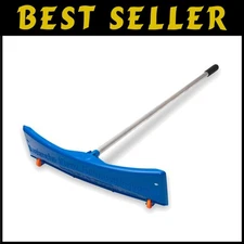 Deluxe Snow Rake - Built-in Wheels for Roof Protection
