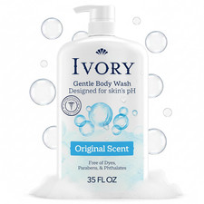 Ivory Gentle Body Wash Original Scent 35 FL OZ Family Formula