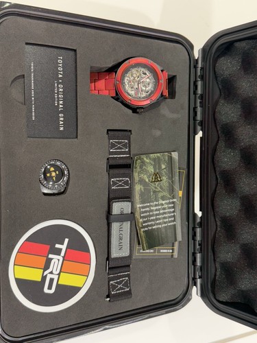BRAND NEW ORIGINAL GRAIN TRD PRO NIGHTSHADE LIMITED EDTION AUTOMATIC MENS WATCH