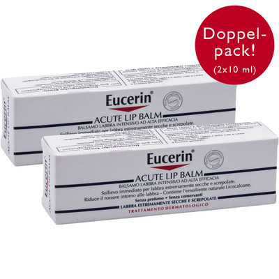 2 x Eucerin TH Acute Lip Balm, 10 ml, NEU, PZN: 06336209