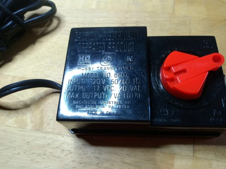 BACHMANN POWER PACK UL LISTED #44207 FOR G AND HO And N SCALE MODEL TRAINS - Image 3 of 4