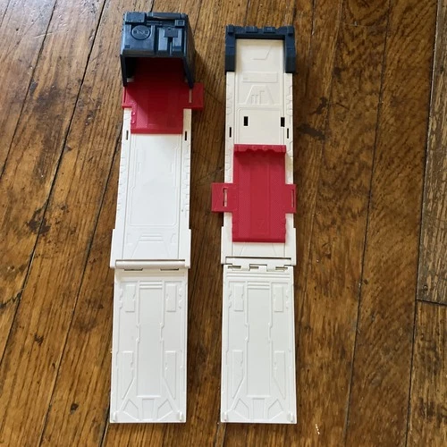 Transformers G1 Fortress Maximus Arm Ramps parts 1988 VINTAGE SET WHITE