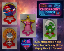McDonald  s X The Super Mario Galaxy Movie  Happy Meal Prize 2026  U Choose 