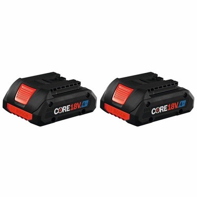 Battery 18V Lithium Ion 4 Ah 2 Pack Advanced Power Bosch GBA18V40 GBA18V40-2PK