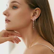 14K Gold Plated Dangle Earrings for Women Dainty Silver Drop Earring Trendy Smal