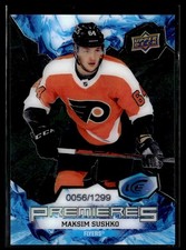 2021-22 Upper Deck Ice Blue Maksim Sushko Philadelphia Flyers #171