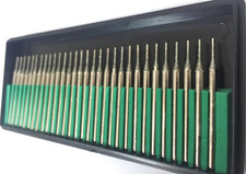 60 Pack 1Mm Diamond Drill Bit Jewelry Beach Sea Glass Shells Gemstones Lapidary