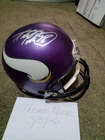 Adrian Peterson Signed Riddell Authentic Full Size Helmet Vikings Beckett COA
