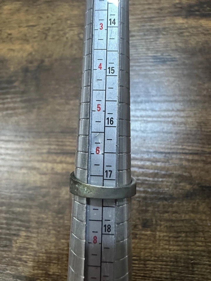 Anillo de piedras preciosas de ónix verde chapado en plata talla 7 desgaste menor envío gratuito Foto 4 de 4