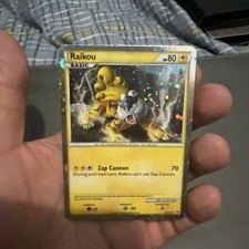 Raikou HGSS19 Holo HeartGold SoulSilver Star Promo Pokemon Card Swirl 🌀 on eBay
