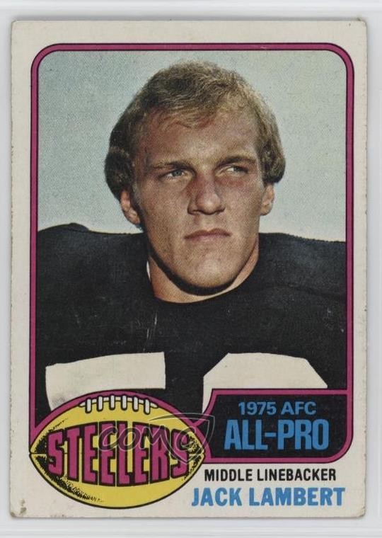 1976 Topps Jack Lambert #220 Rookie RC HOF