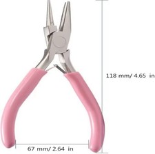 5" Round Concave Pliers   Precision Wire Loop Tool for Jewelry Making  Diy Use