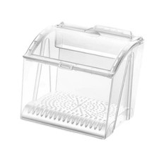 Food Storage Container Open Front with Lid for Commercial Bakery Candy