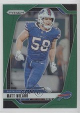 2024 Panini Prizm Green Prizm Matt Milano #33 1mg2