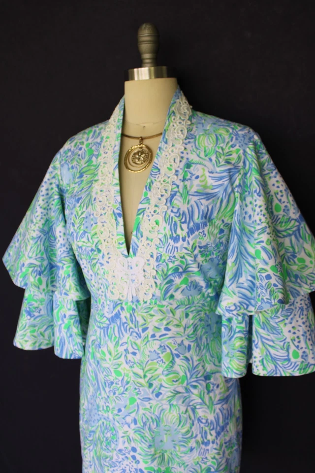 Lilly Pulitzer custom Badgley Mischka dress romper jumper jumpsuit crochet lace - Image 4 of 4