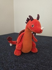 Jellycat Paprika Dragon Red Standing Plush Stuffed Animal Retired 10"