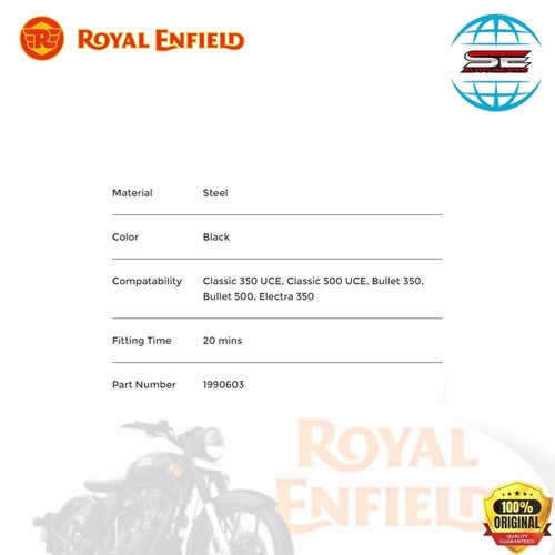 Royal Enfield Electra Straight Engine Bar Classic 350/500 Bullet 350/500 1990603 - Picture 5 of 7