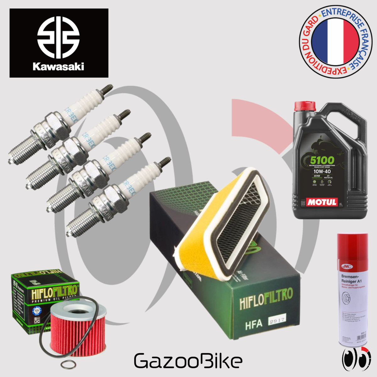 Kit Vidange Premium pour Kawasaki GPZ 1100 Entretien Moteur Haute Performance