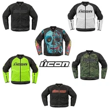 2024 Icon Overlord3 Mesh CE Street Motorcycle Riding  Jacket - Pick Size & Color