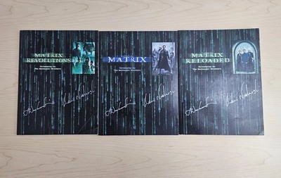 Matrix Trilogy Screenplay Set of 3 Books Wachowski Brothers Paperback Used