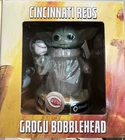 FOCO Cincinnati Reds Grogu Bobblehead Star Wars The Mandalorian Exclusive