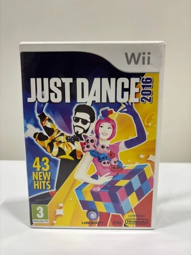 just dance 2016, 43 hits (Wii, nintendo) WORKS  ONLY  IN EUROPE