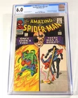 SPIDER-MAN #37  ~~  CGC 6.0  ~~ Silver-age robot cover!   ~~ from 1966!   😁