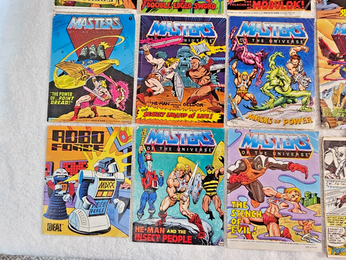 1982-86 He-Man MOTU Mini Comic Lot (27) | 23 Complete + 4 Coverless + Extras VG - Picture 11 of 22
