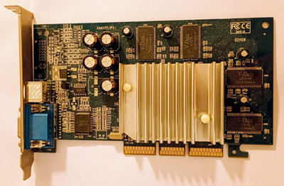 AGP Grafikkarte NVIDIA Geforce 4 MX 440 64MB RAM VGA