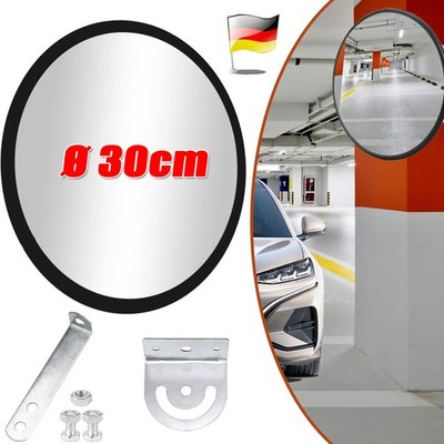 Sicherheitsspiegel für Einfahrt und Garage Konvexspiegel 30 cm verstellbarer DHL