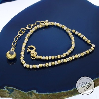 SONDERAKTION WERT 440,- Kügelchen Kugel Armband 585 Gold 14k 14 KT 18-20cm XXYY