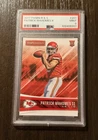 2017 Panini Rookies & Stars - Patrick Mahomes II #201 PSA 9 Rookie RC