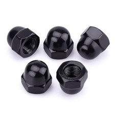 Hex Head Acorn Cap Nuts, 304 Stainless Steel 18-8 Hexagon Head Acorn 8-32 50