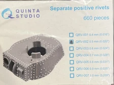 Quinta Studio RV002 Separate Postive Rivets 0.5mm / 0.020"
