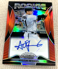 2019 Panini Prizm-Austin Wynns Rookie Auto Red Prizm #RA-AW Orioles