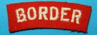 WW2 THE BORDER REGIMENT SHOULDER TITLE BRITISH MILITARY PATCH CLOTH BADGE