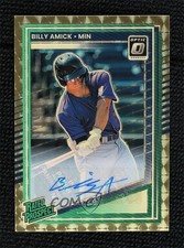2025 Panini Donruss Optic Gold Vinyl Prizm Signatures 1/1 Billy Amick Auto yl0