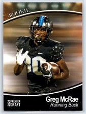 2021 SAGE Premier Draft Greg McRae Rookie UCF Knights RC #63