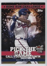 2022 Topps Series 2 Home Run Challenge Code Card Matt Olson #HRC-17 0jk3