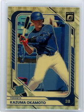 KAZUMA OKAMOTO Gold Vinyl Superfractor 1/1 ! 2026 DONRUSS OPTIC ONE OF ONE RARE