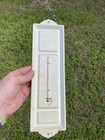 VINTAGE NICE CROWN OIL COMPANY FUEL & COAL MT. AYR IOWA METAL THERMOMETER SIGN — photo 4