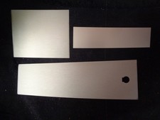 1966 1967 Chevy Center Console Brushed Aluminum Inserts At Gauges Premium