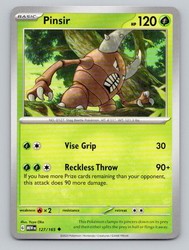 Pinsir 127/165 Scarlet & Violet 151 Uncommon