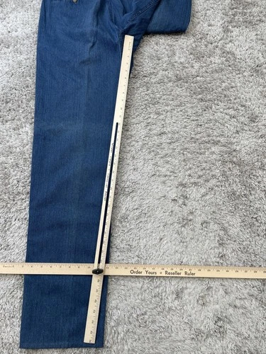 Orvis Pants Mens 32 Blue Denim Chino Zip Fly Welt Pockets Death Valley Dn image 14
