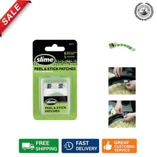 20272 Bike Skabs Pre-Glued Patch Kit - 6 Self-Adhesive Patches for Quick Repair