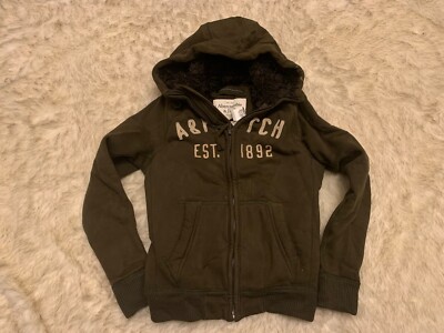 ジャケット・アウター 00s in the atticfar hoodie coat MOLERFO Y2k Zip up Hoodie Fur Collar Jacket Emo Grunge 2000s